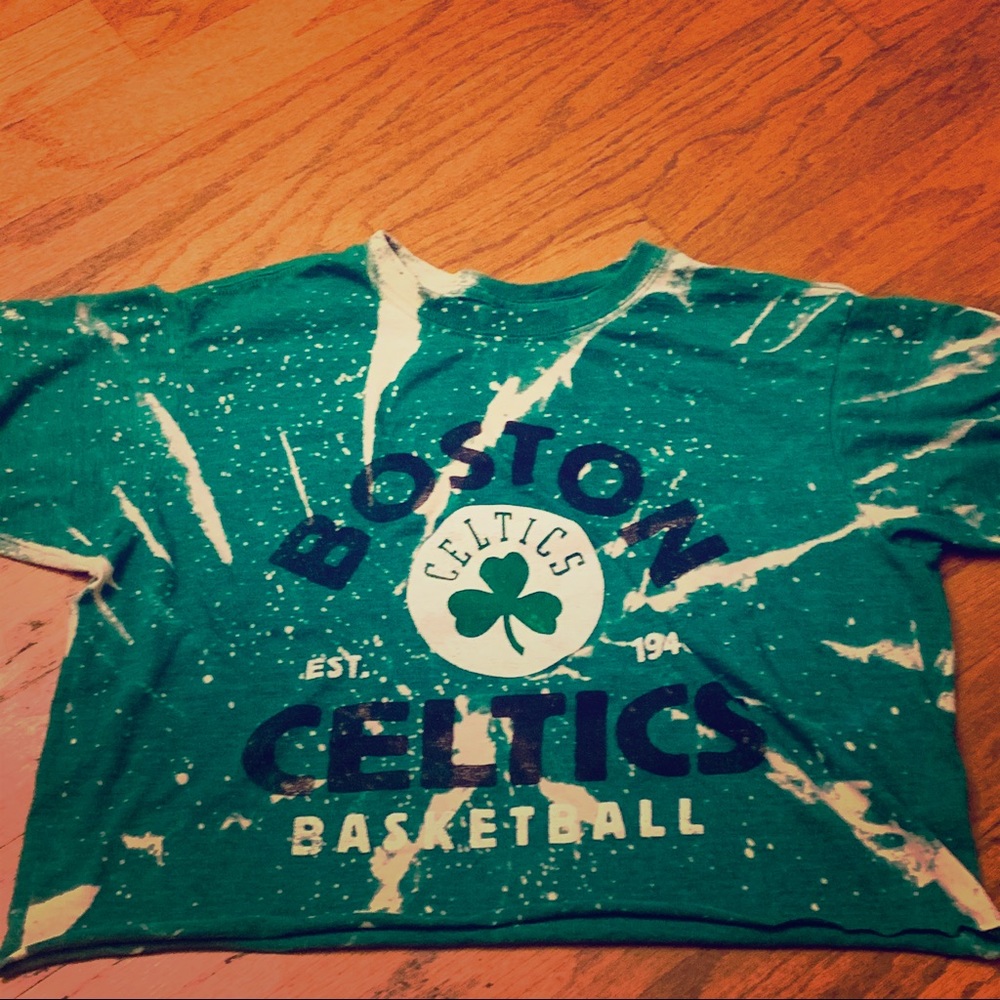 Boston Celtics cropped shirt